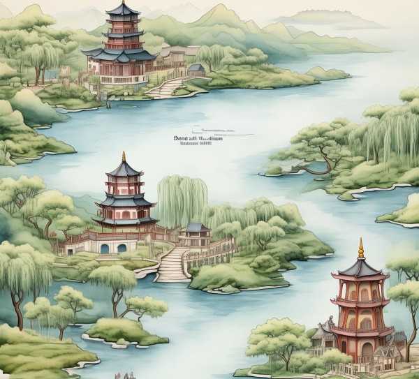 诗意漫步，西湖绝美风光旅游路线图