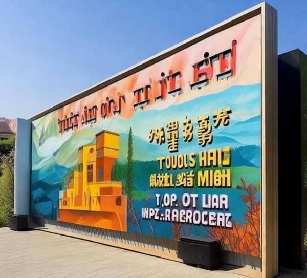 艺术与实用并重，旅游景区标识标牌制作新篇章
