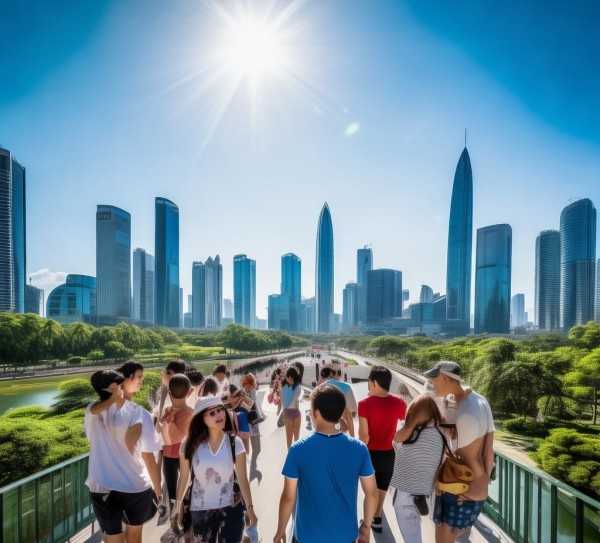 鹏城一日游，畅游深圳，感受繁华与自然魅力之旅