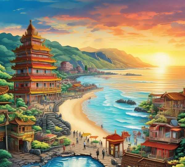 辽宁沿海葫芦岛，探秘绝美海岛旅游胜地