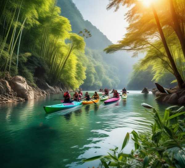 杭州双溪漂流，自然画卷中的生态探险之旅