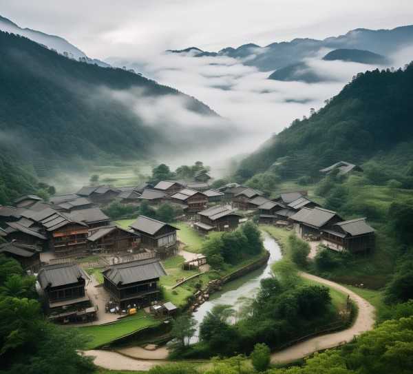 青杠树村，隐秘山水间的世外桃源