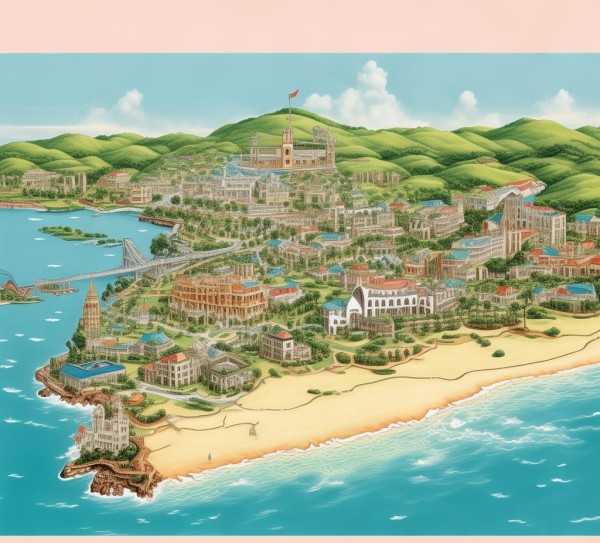 威海海滨之旅，美丽足迹之旅路线图