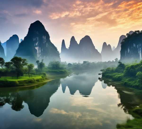探寻桂林，广西壮族自治区的山水瑰宝