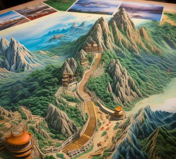 泰山壮游图，五岳之首全景之旅