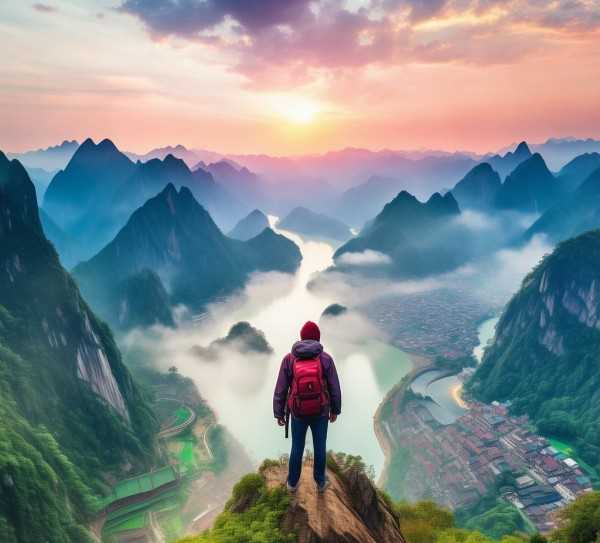 探寻中国美景，大好河山的旅游路线探索之旅