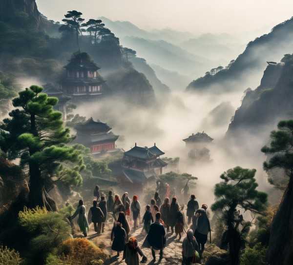 武当山神秘之旅，别开生面的旅游团探险记